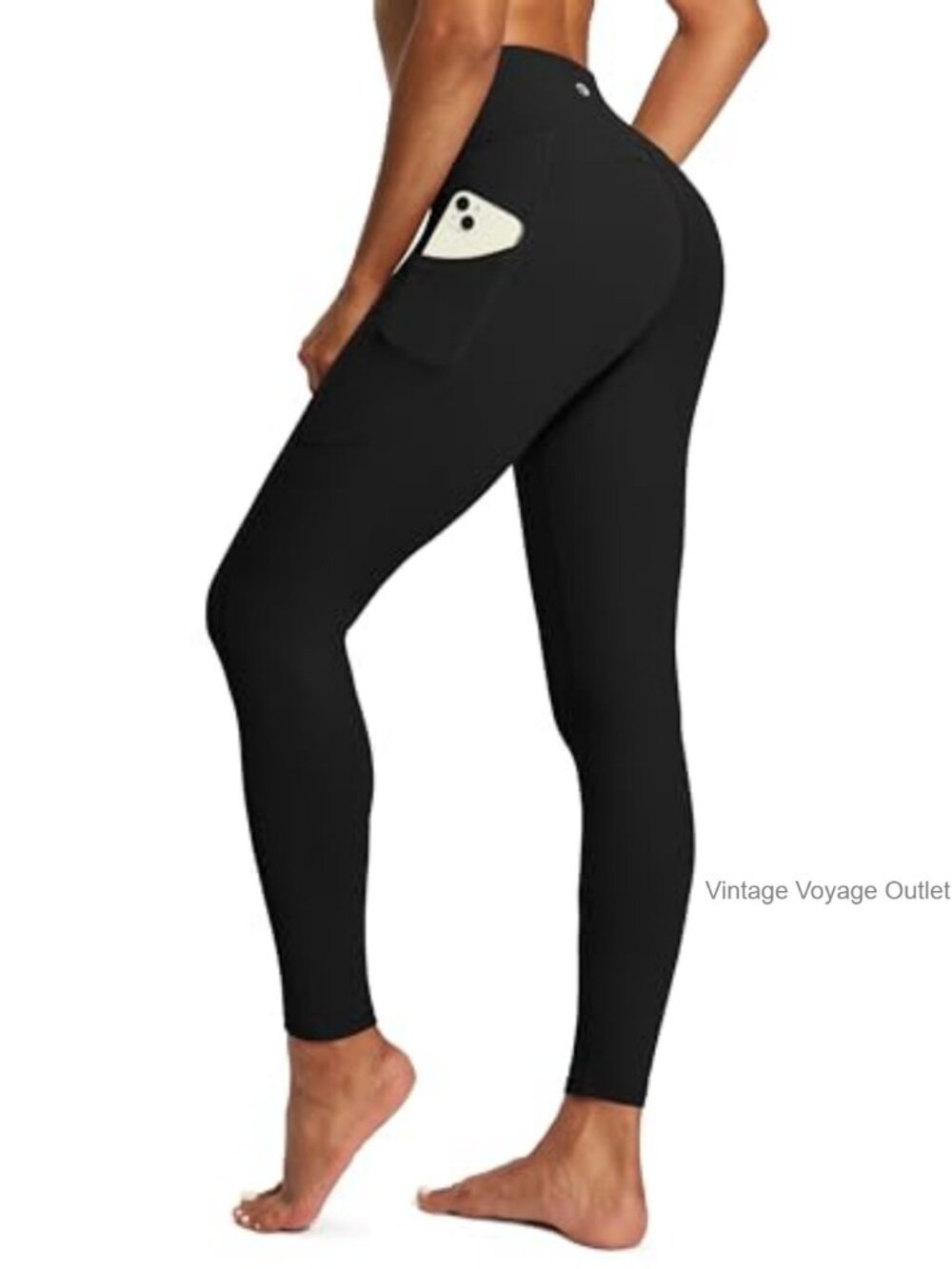 High Waisted Tummy Control Leggings with Pockets Yoga Workout